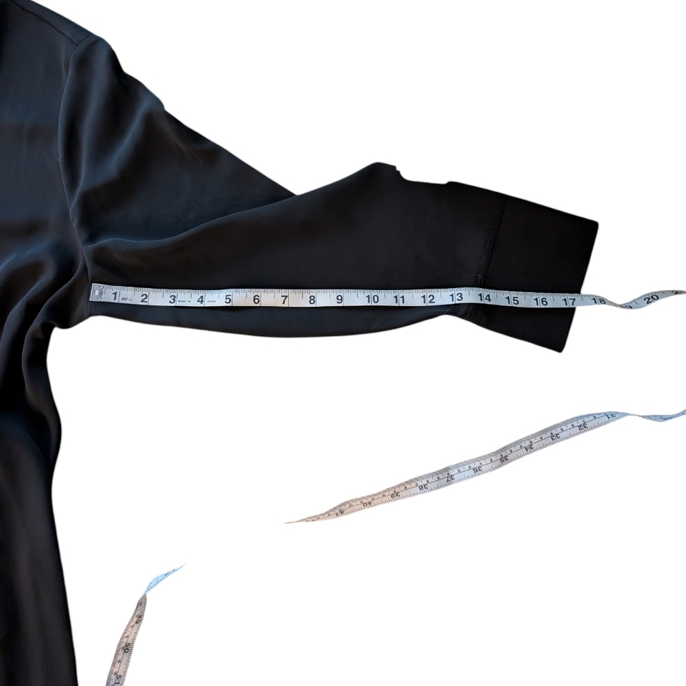 Chicos Long Sleeve Collarless Shirt Dress - Picture 15 of 15